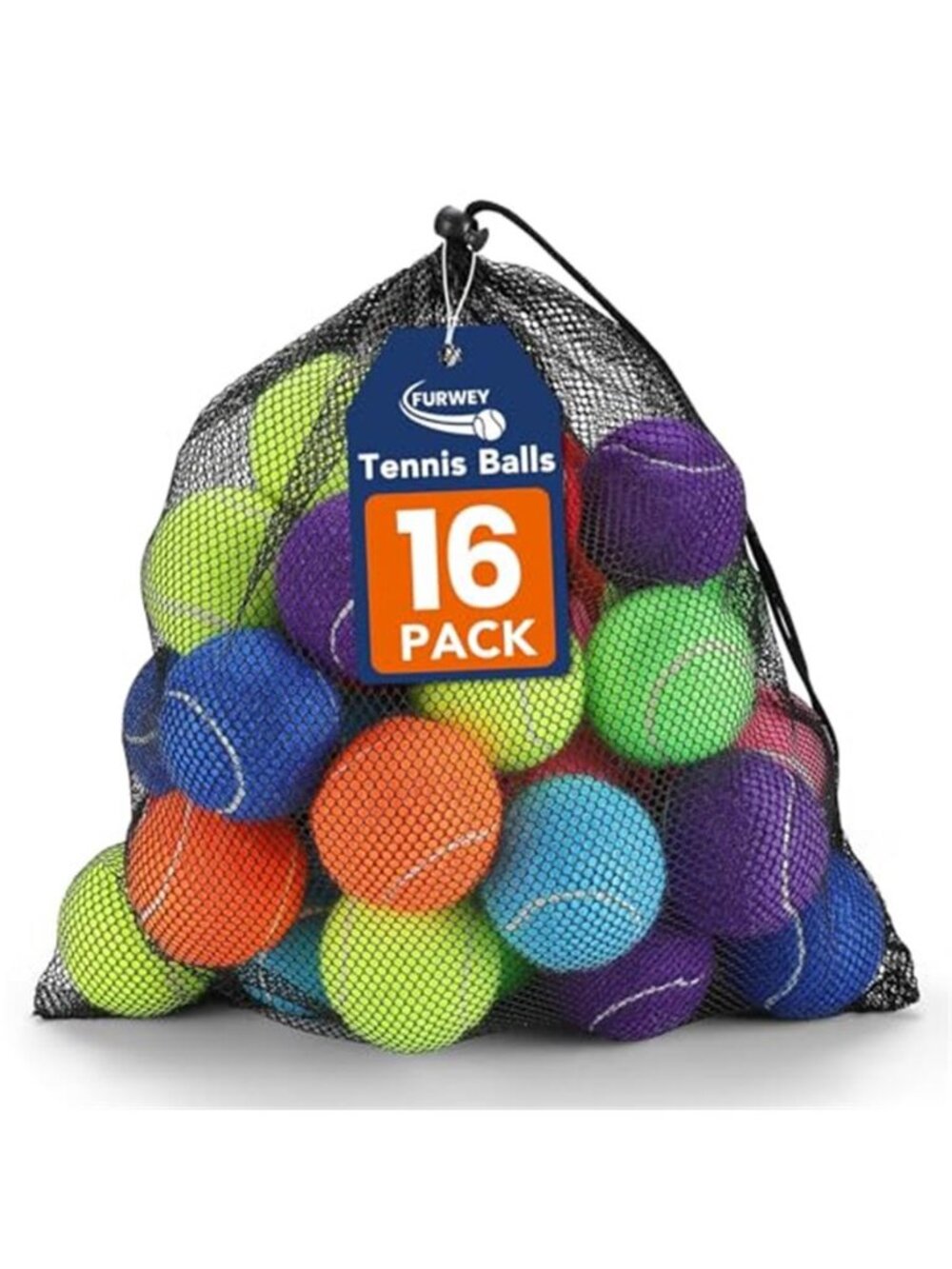 Tennis Balls for Dogs 16 Pack,2.5 inches,Durable and Non-Toxic Dog Toys Balls